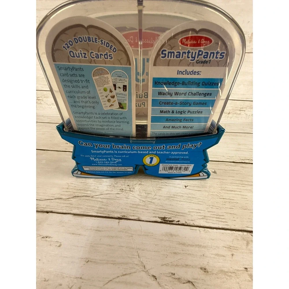 Melissa & Doug Smarty Pants Grade 1 Educational‎ Set 120 Brain Building Cards